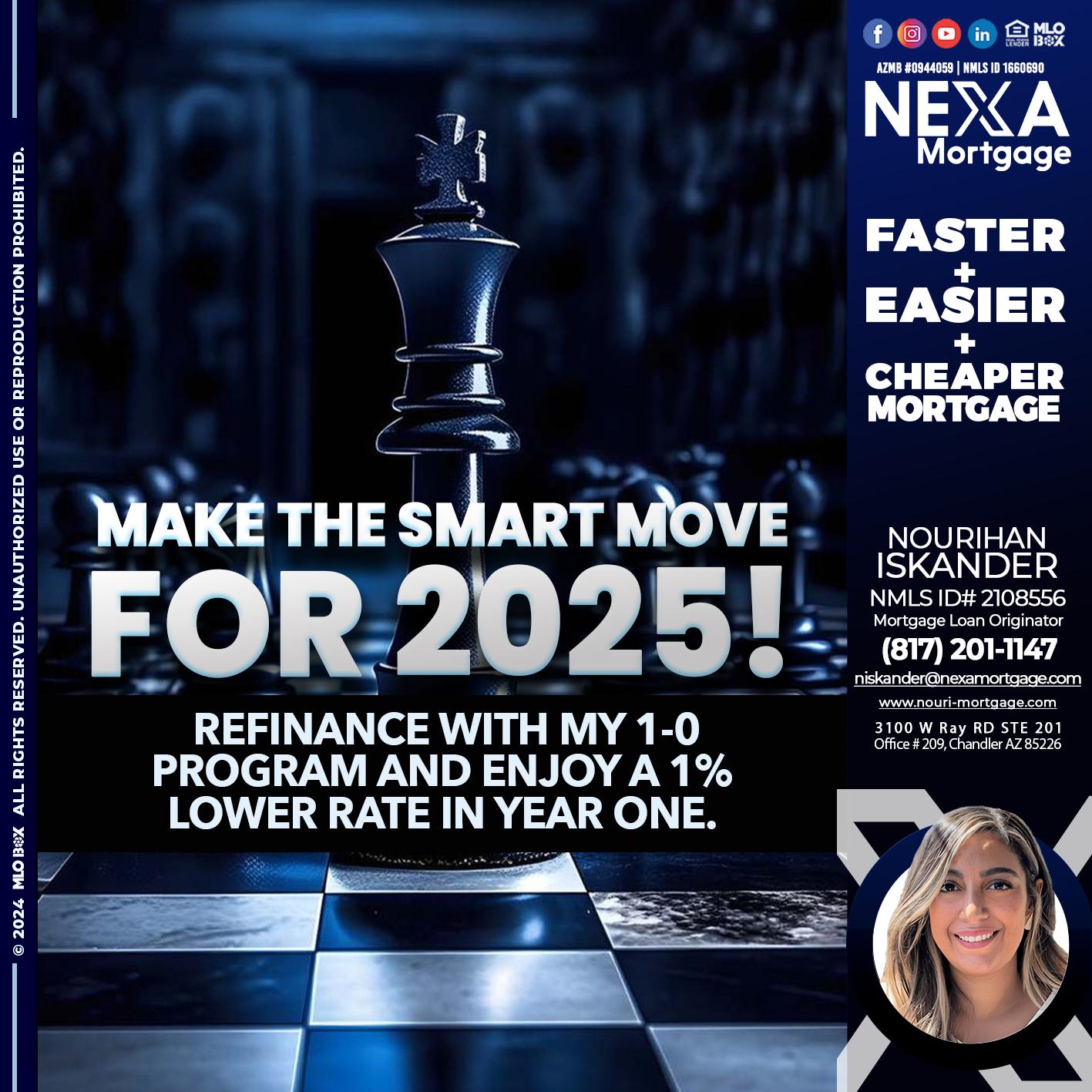 MAKE THE SMART MOVE - Nourihan Iskander -Mortgage Loan Originator