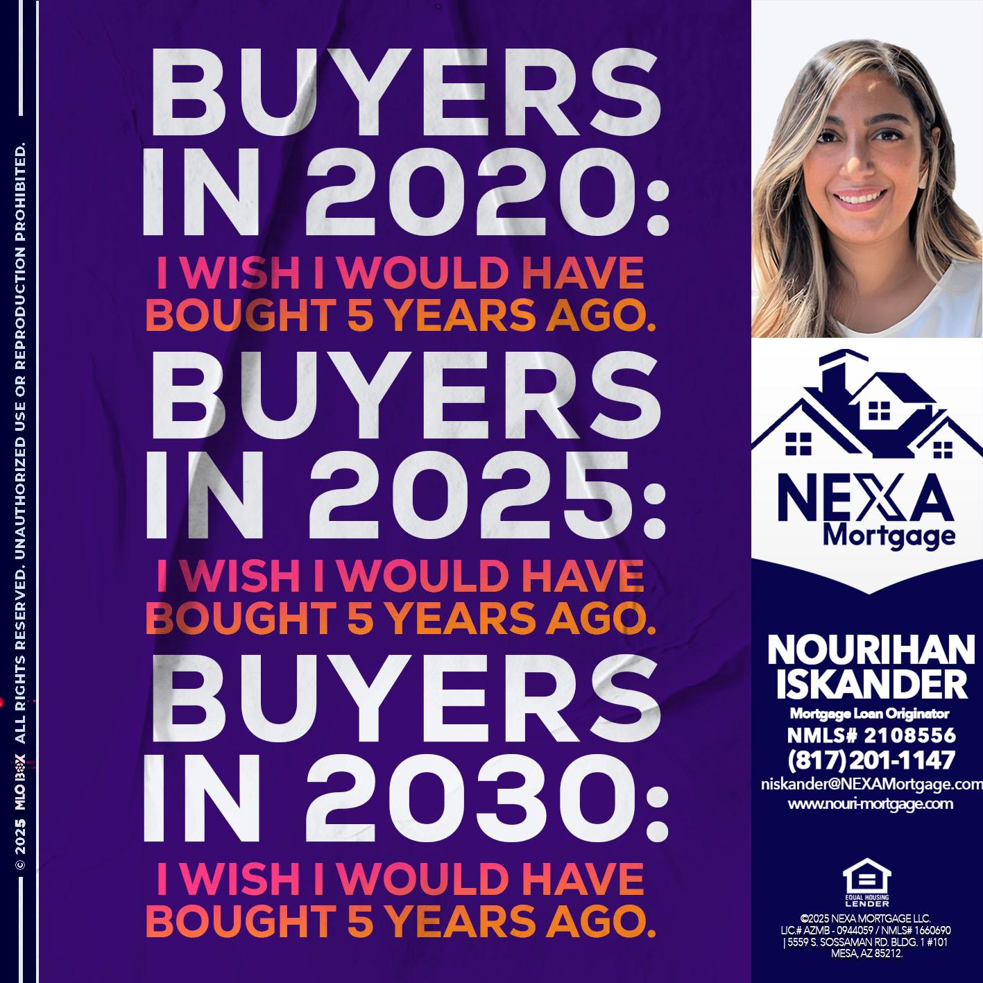 BUYERS IN 2020 - Nourihan Iskander -Mortgage Loan Originator