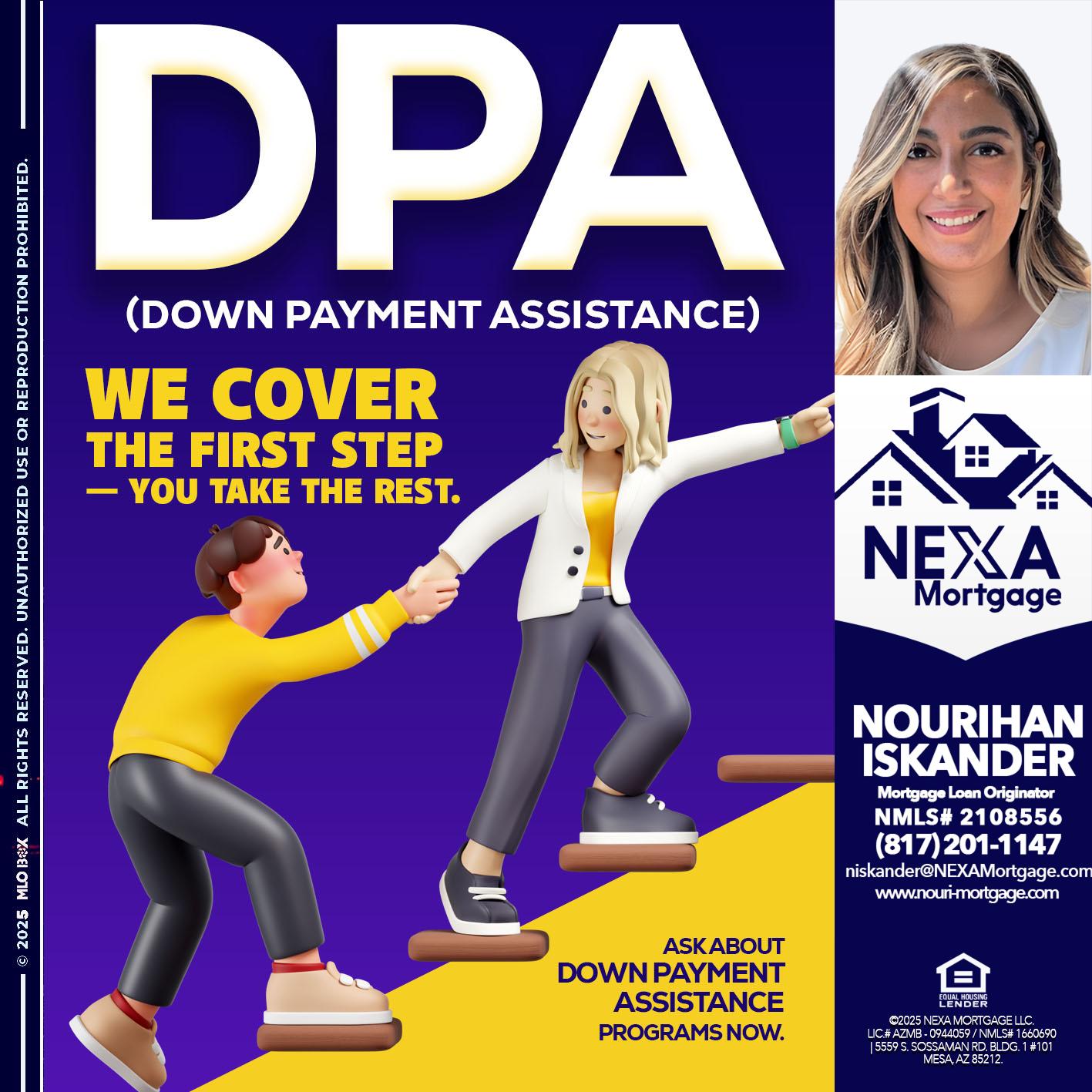 DPA LOANS - Nourihan Iskander -Mortgage Loan Originator